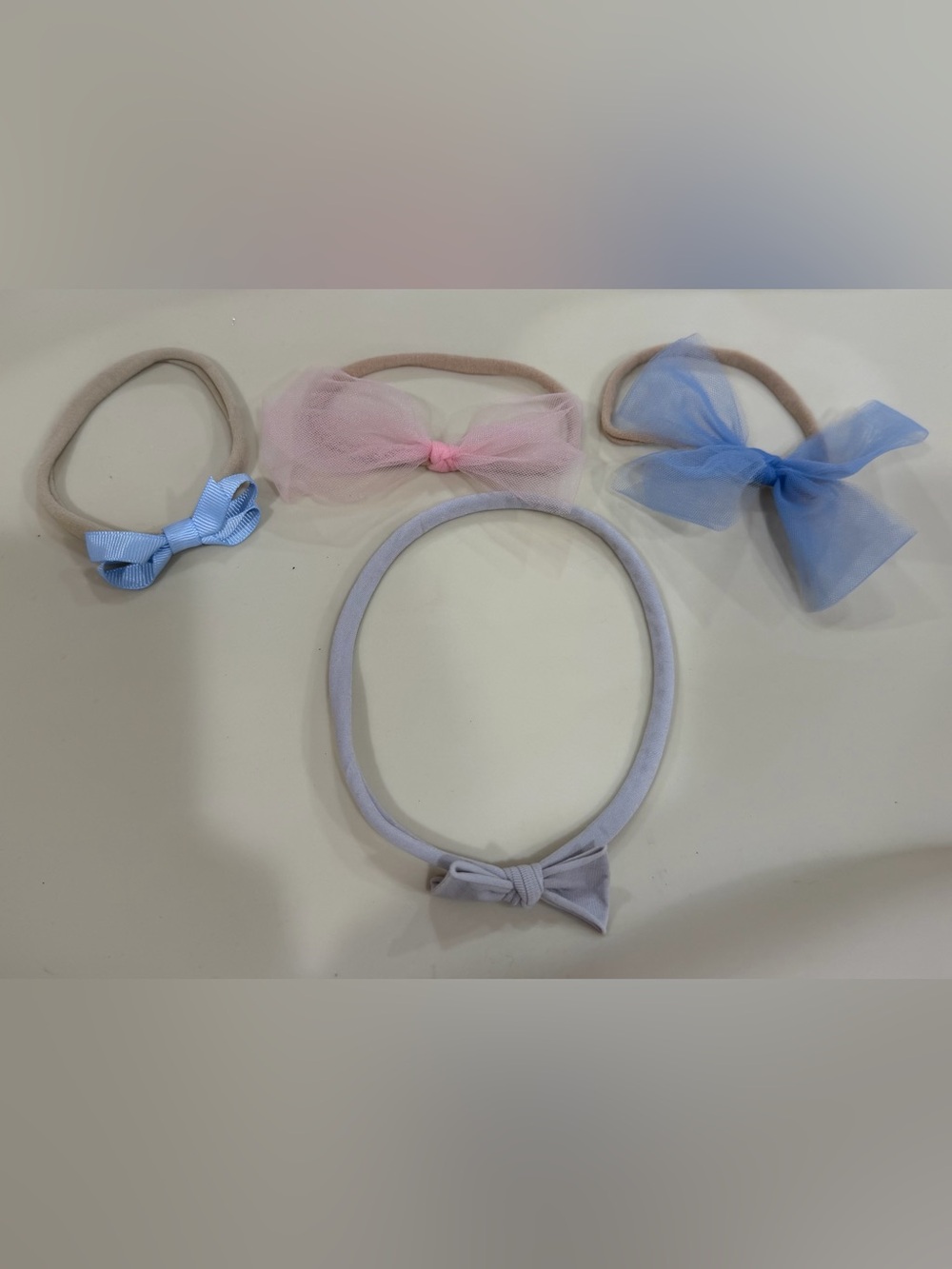 Soft Bow Headband Set
